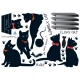 Sticker Chats noirs