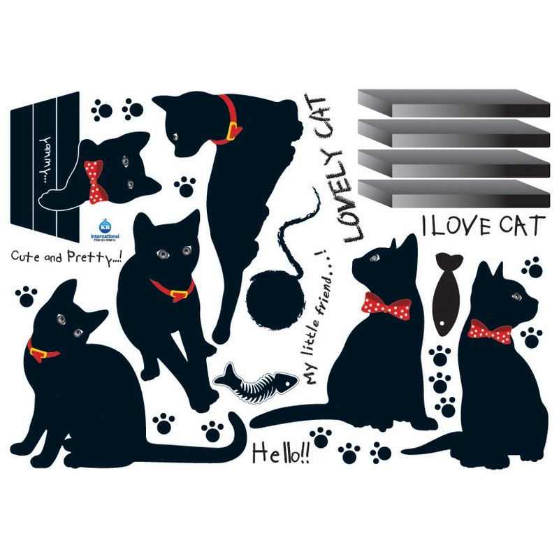 Sticker Patte de chat pas cher - Stickers Design discount - stickers muraux  - madeco-stickers