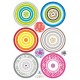 Stickers cercles design multicolores