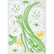 Sticker Fleurs pissenlits en coeurs