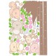 Sticker toise arbre fleuri