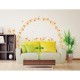 Autumn flowers wall decal