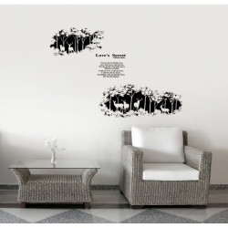 Love's secret Wall decal - black