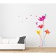 Rainbow flowers wall decal