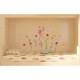 Roses and butterflies watercolored wall decals