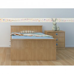 Multicolor stars frieze wall decal
