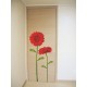 Red gerbera flowers sticker