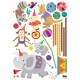 Circus animals sticker