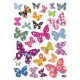 Stickers papillons multicolores 2