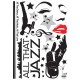 Sticker Chanteur de Jazz