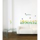 Yellow and white Poppies Flowers Wall decals