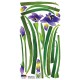 Flowers Iris decals
