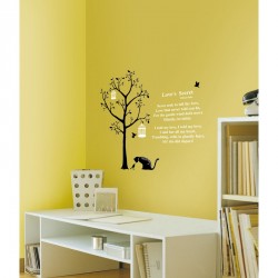 Tree and cats wall decals