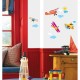 Stickers avions chambre enfant