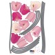 Pink poppy flowers wall decals
