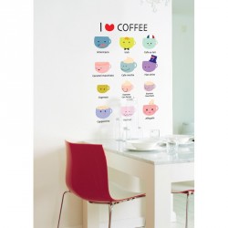 I love coffe wall decals