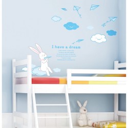 Rabbit wall decal