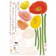 Multicolored Poppies Flowers Wall decals