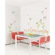 Flower Garden Butterfly wall decal