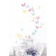 Artistic butterflies wall decals