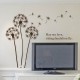 Dandelion flowers wall decal