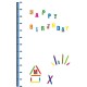 Alphabet and pens kidmeter wall decal