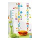 Alphabet and animals kidmeter for children wall decal