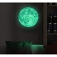 Moon glow in the dark wall decal 30cm