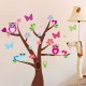 Tree and butterflies on a tree wall decal