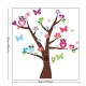 Tree and butterflies on a tree wall decal