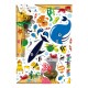 Whale and sea animals wall decals