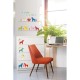 Small Colorful Horses wall decal