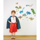 Small Colorful Dinosaurs wall decal