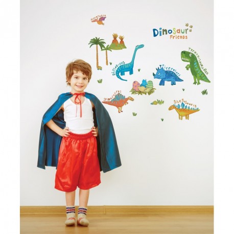 Small Colorful Dinosaurs wall decal