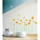 Fine and elegant flowers garden wall decals