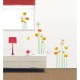 Fine and elegant flowers garden wall decals