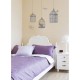 Birds in cage drawings wall decals