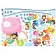 Balloons and number kidmeters wall decal