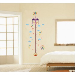 Carousel and balloons kidmeter wall decal