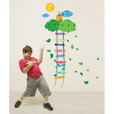 Scale to the sky kidmeter wall decal