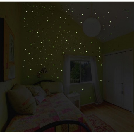 Stickers Milky Way glow in the dark- 240 stars and planets