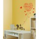 Love You with cats and bike wall decal