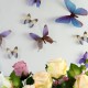 Pack of 18 Adhesive Butterflies - 3D effect - Chic translucid 