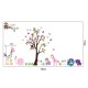 Sticker "Les animaux jouent dans le jardin"