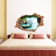 Wall decal Landscape "The secret islands"