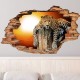 Wall decal Landscape Leopard