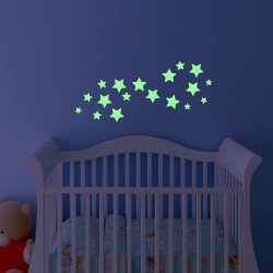 Wall decal simple stars