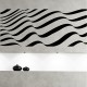 Wall decal waves pattern 1