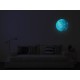 Earth Glow blue in the dark wall decal