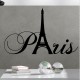 Wall decal Paris with Eiffel tower